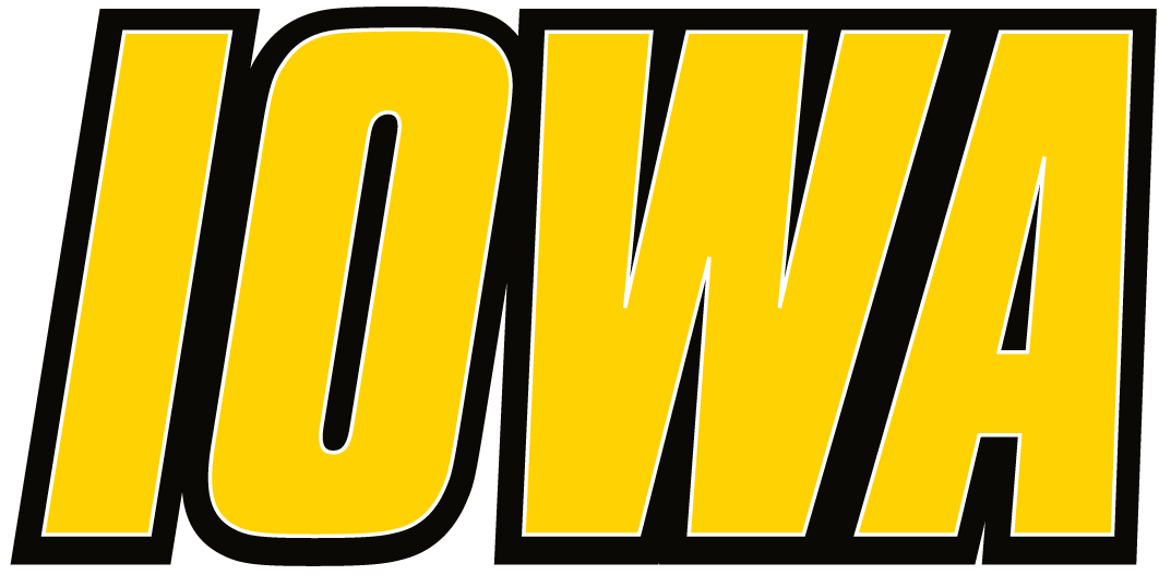 Iowa Hawkeyes 2002-Pres Wordmark Logo fabric transfers